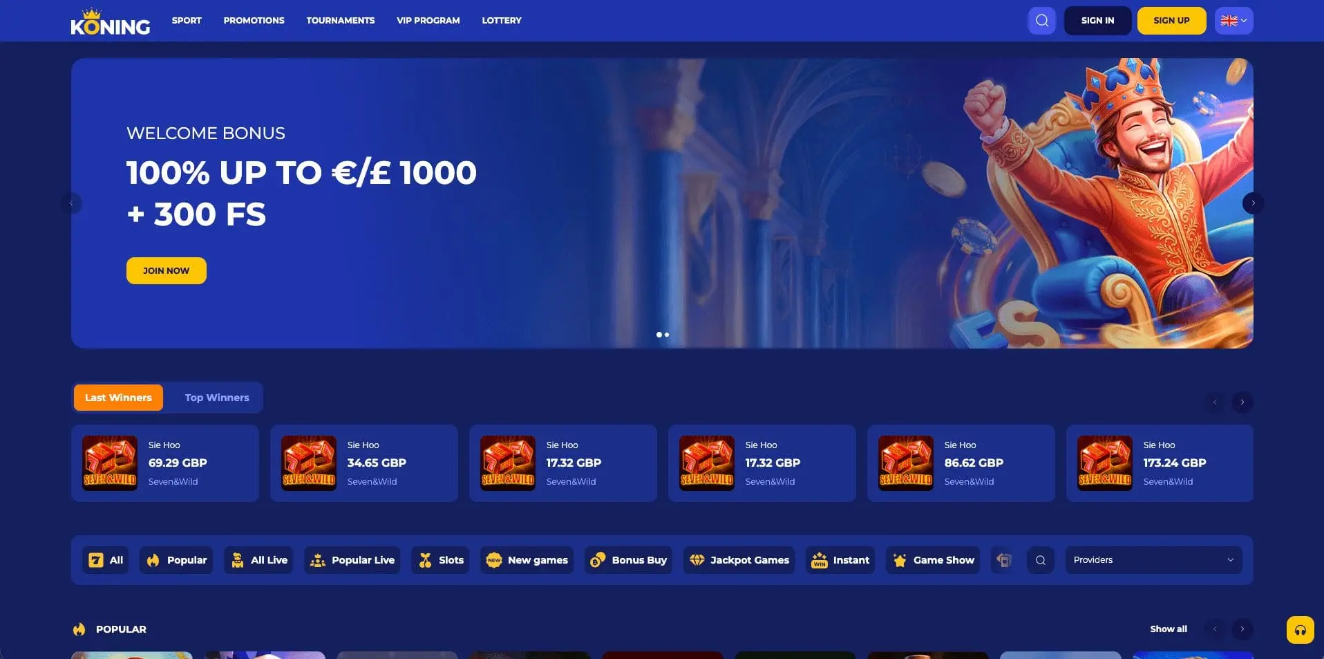 Koning Casino – Online casino voor Nederlandse spelers image 1