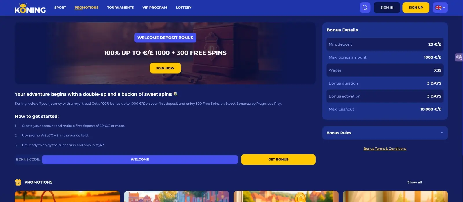 Koning Casino – Online casino voor Nederlandse spelers image 2