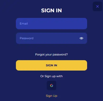 Log in op je Koning Casino-profiel